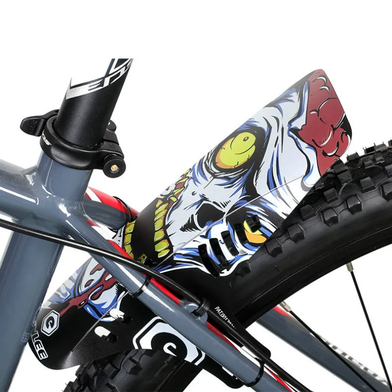 Цветные передние/задние крылья для колес велосипедные углеродное волокно