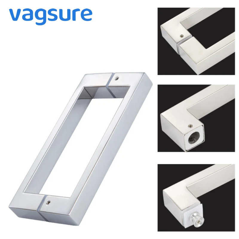 2 шт./лот дверная ручка 304 нержавеющая сталь душевая кабина антикоррозийный экран