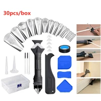 30pcsbox 3 in 1 multifunctional metal remover caulk finisher sealant smooth scraper grout kit tools wholesale dropshipping