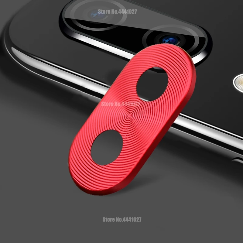 Защитное кольцо для объектива камеры для Xiaomi Redmi Note 7 Pro Защита камеры металлическое защитное кольцо для Redmi Note 7Pro - Цвет: Red