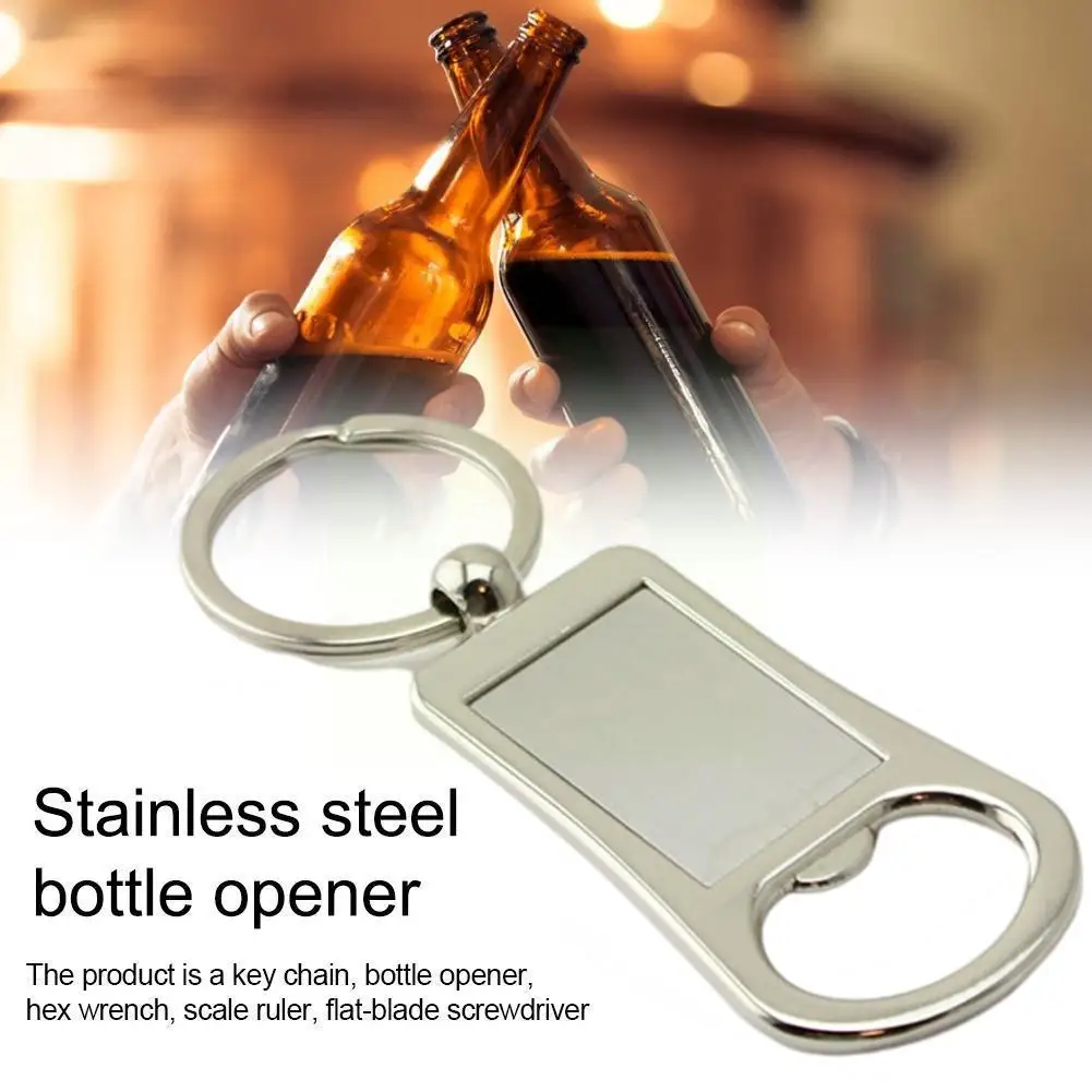 

Silver Steel Wine Corkscrew Chain Beer Bottle Opener Chain Small Gift Round Chain Portable H0m4