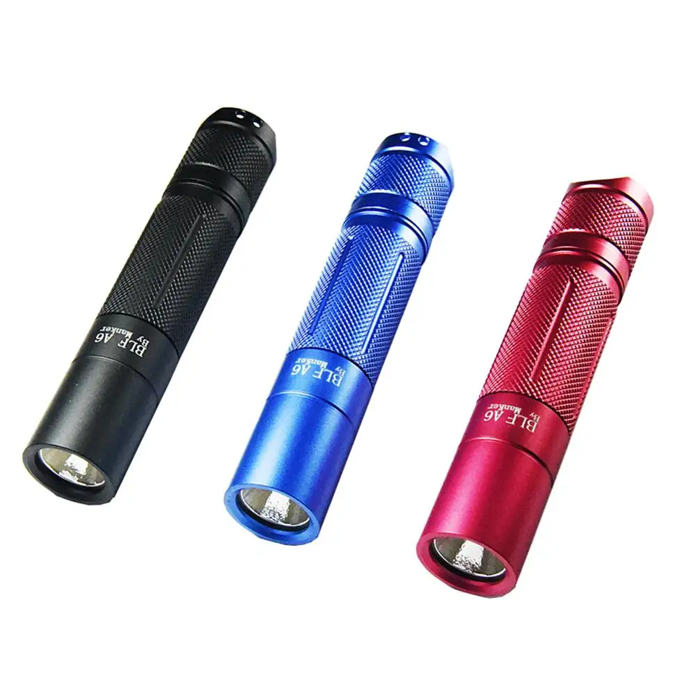 Манкер BLF A6 1600 люмен CREE XP-L светодиодный фонарик карманный EDC фонарь Применение 18650