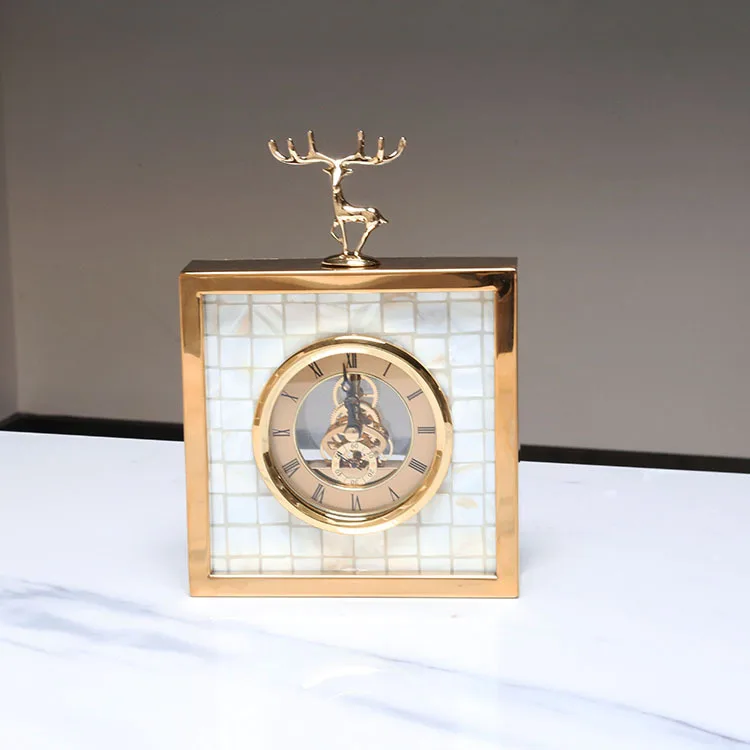 

European-style household table clocks and clocks creative personality art table clocks desktop pendulum clocks desktop living ro