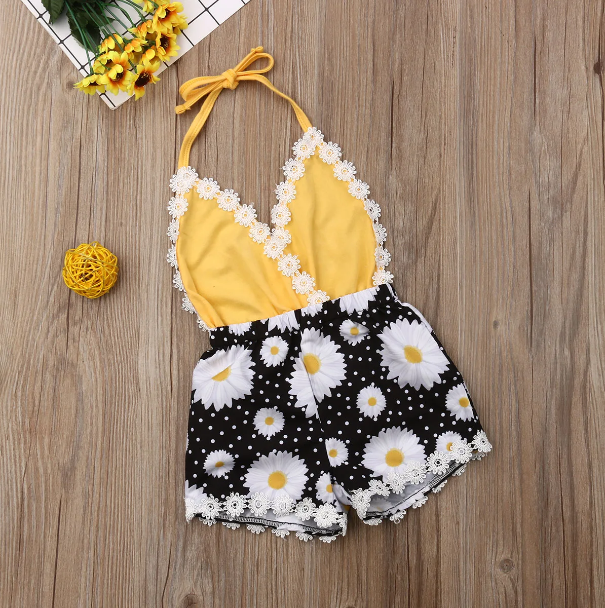 Детский летний комбинезон с кружевом в стиле пэчворк 2019|Сочетающаяся одежда для