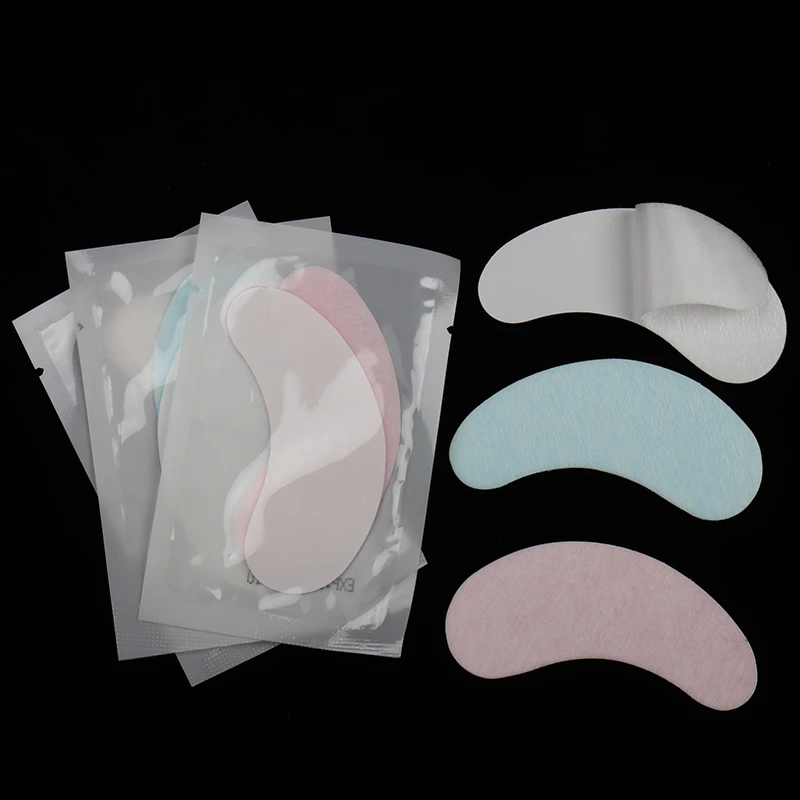 50 пар накладки для наращивания ресниц гелевые накладные ресницы для макияжа накладки для глаз бумажные накладки инструменты