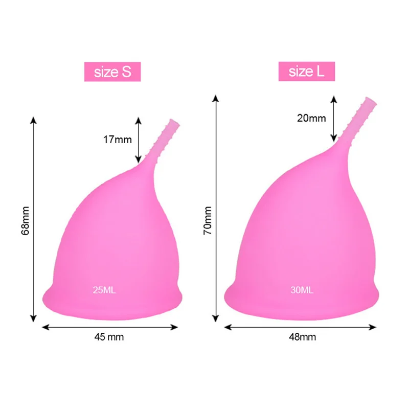 Менструальная чаша для женщин Женская гигиена медицинская силиконовая