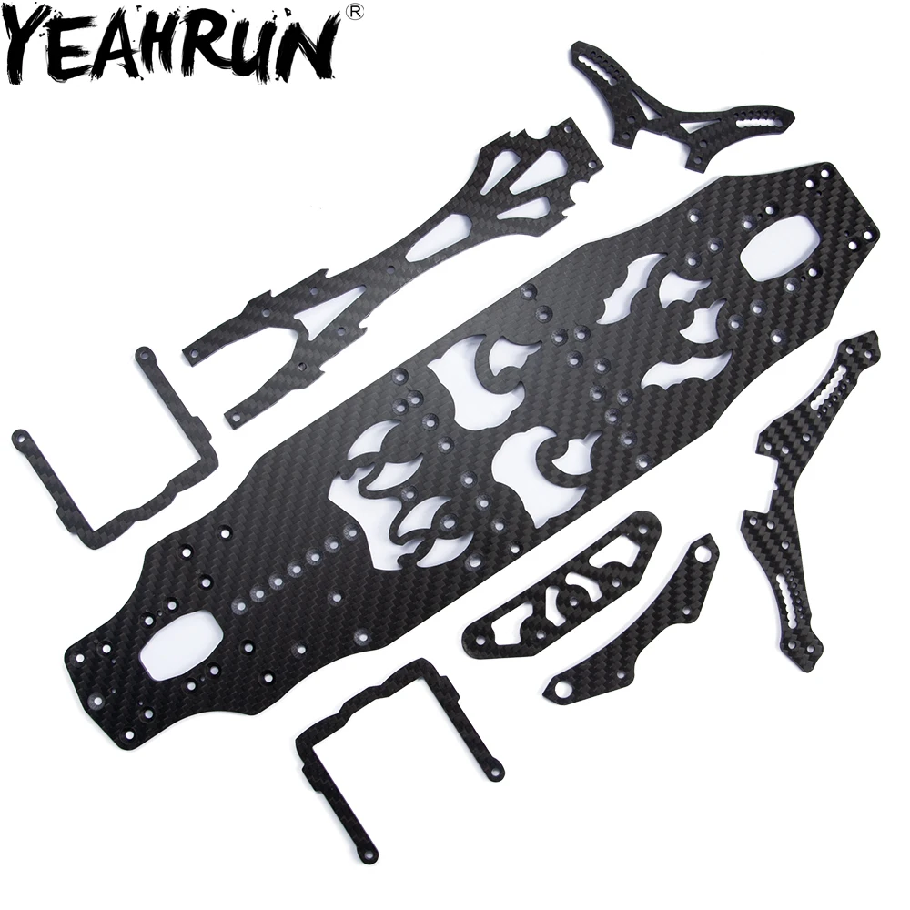 Набор карбоновых шасси YEAHRUN для RC Sakura D4 1/10 AWD 4WD Drift Racing Car Part|Детали и аксессуары| |