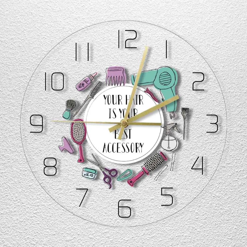 Ваши волосы-лучший аксессуар для парикмахера Мотивационная цитата современные