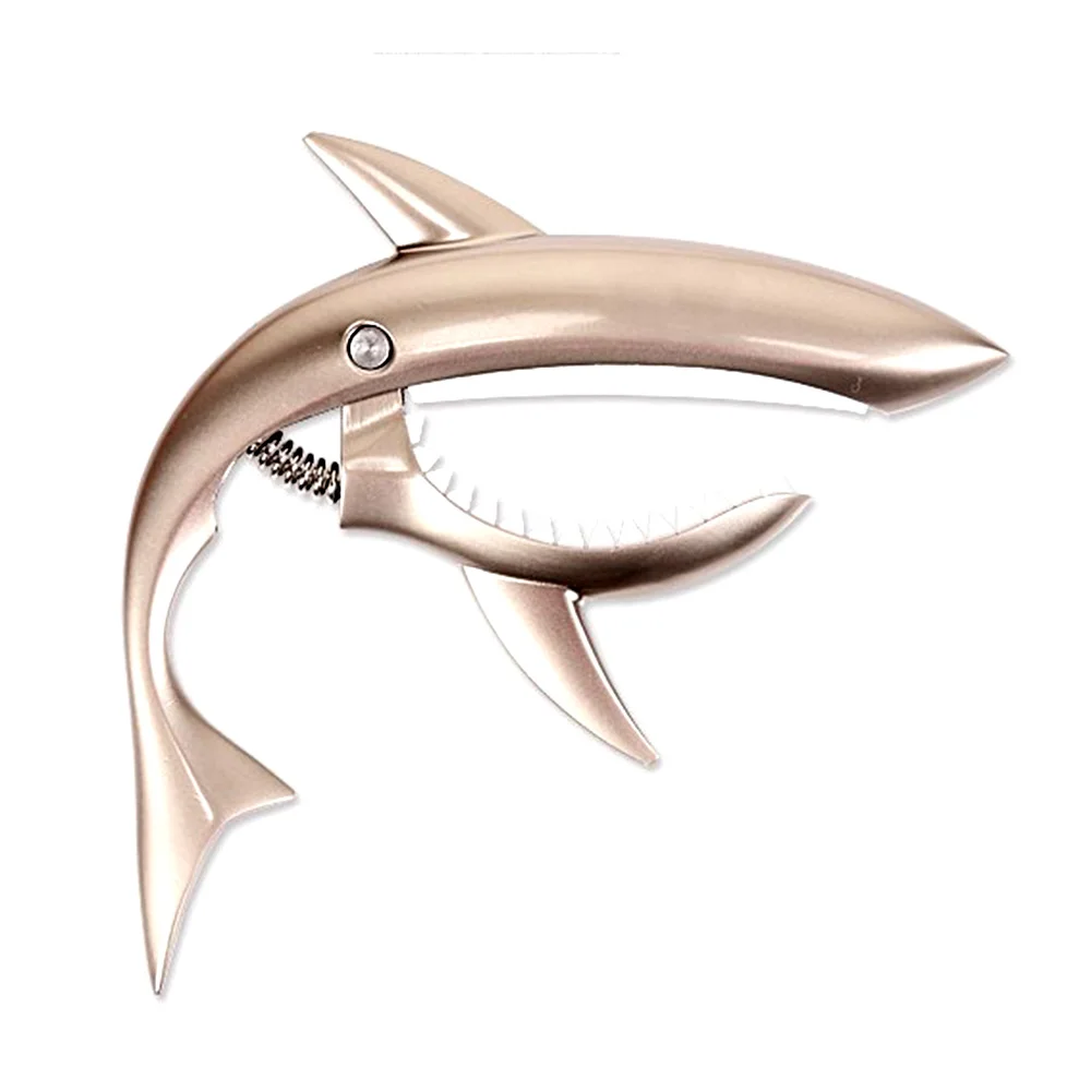 Гитарный Капо тюнер Электрический ra зажим с изображением акулы из цинкового