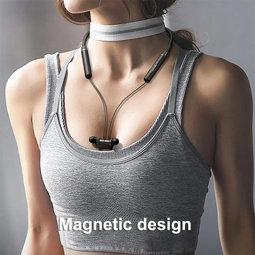 

Hot Sale!!!for Lenovo HE05 Bluetooth Earphones Waterproof Magnetic Storage Flexible Neckband Wireless Stereo Headsets for Sports