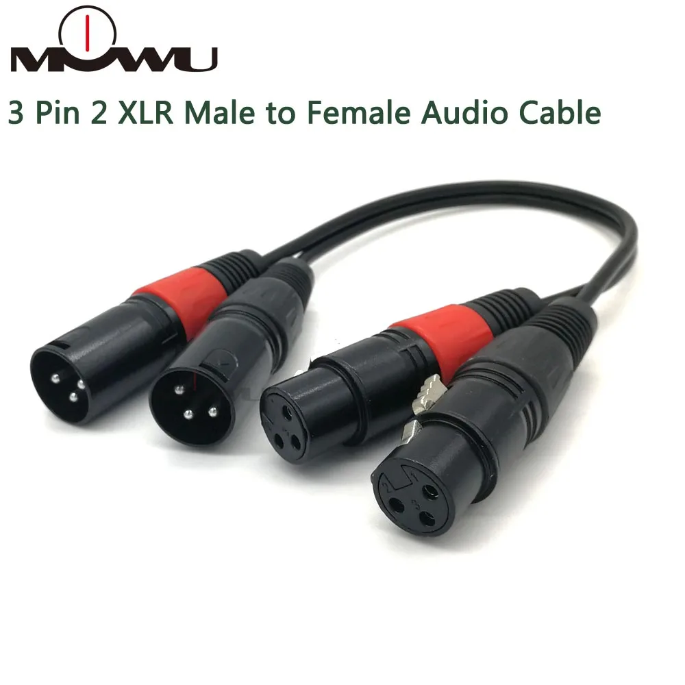 Высококачественный аудиокабель XLR 4N OFC 3 Pin 2 папа мама 0 м|Кабели VGA| |
