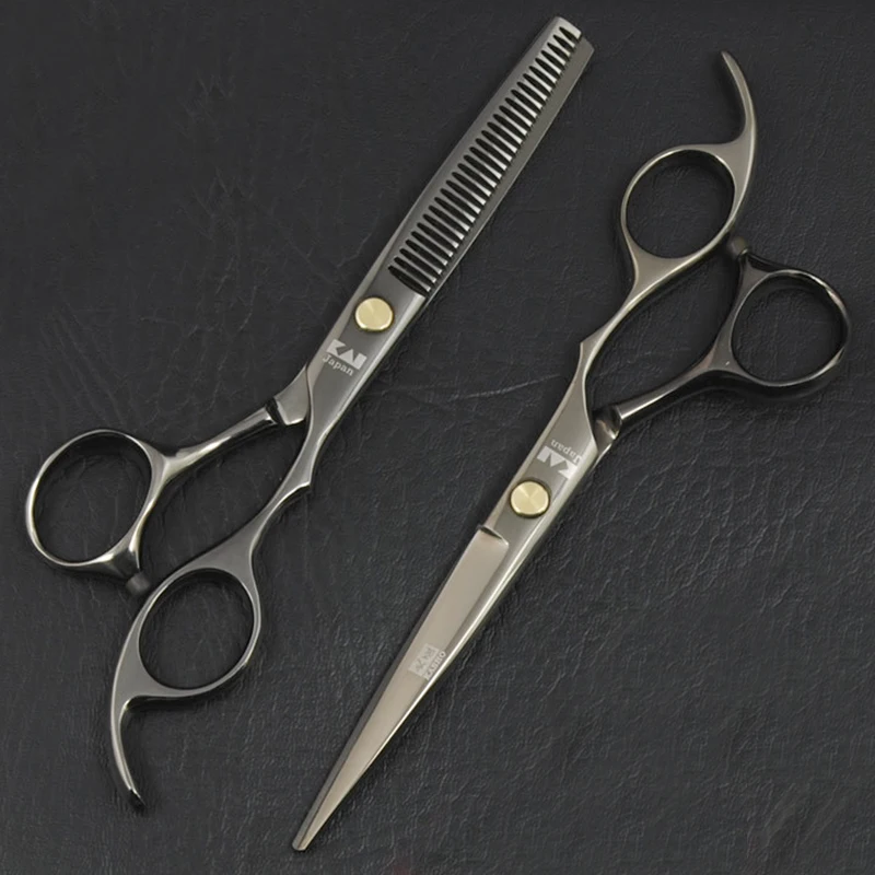 

1Pcs professional hairdresser barber tools salon hair cutting thinning shears set of 6 inch hair scissors