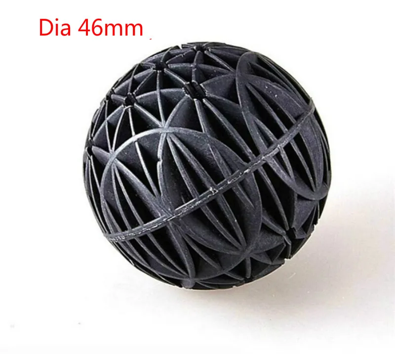 

20pcs Aquarium Plastic Biochemical Sponge Balls Filter Media With Bio Cotton Inside For Fish Tank Bio Bacteria Growth Dia 46mm