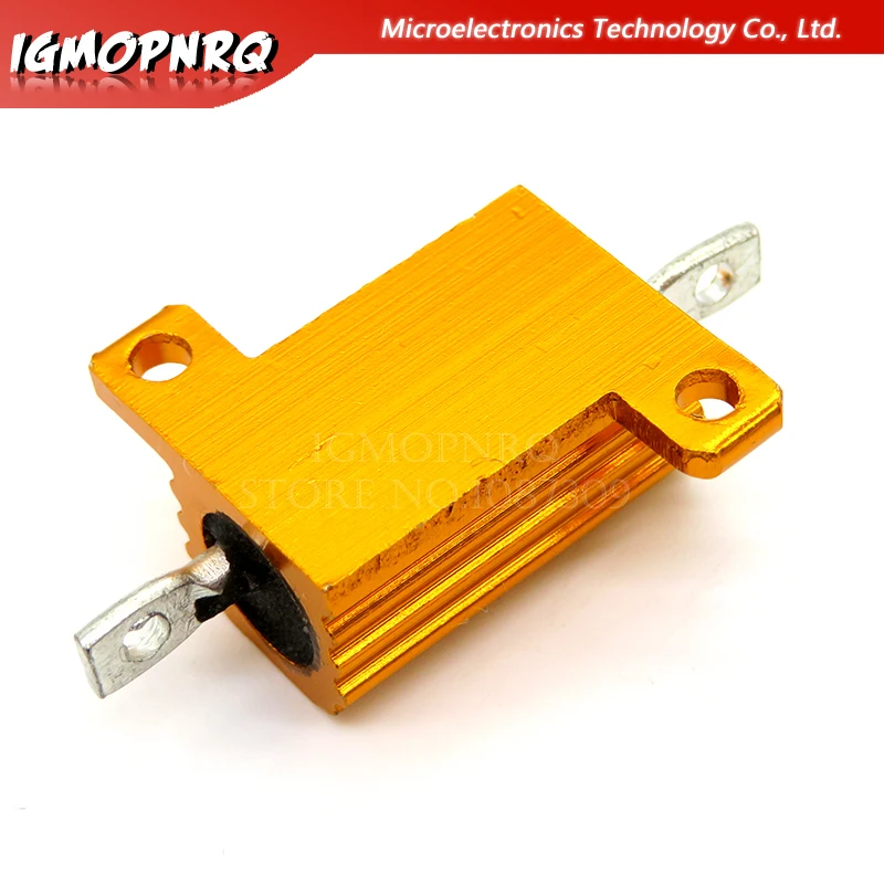 Алюминиевый металлический чехол с проволочным резистором 2 шт. 10 Вт 0 1 ~ 10K 5 3 6 8 20 100