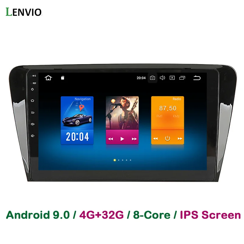 Автомагнитола Lenvio 4 Гб ОЗУ 32 ПЗУ Восьмиядерный процессор Android 9 0 GPS навигация для