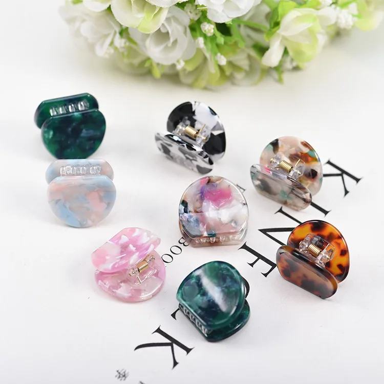 

Children Shell Hair Claws Mini Flash Candy Color Hair Clip for Women Barrettes Hairpins Crab Claw Hair Accessories for Women