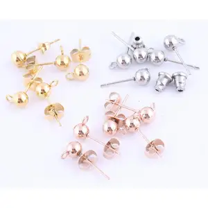 20 шт., 5 мм соединители для сережек