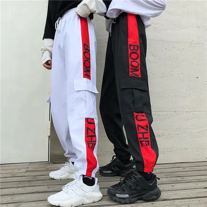 

Комбинезон женский в стиле Харадзюку, повседневные брюки-карго с высокой талией, брюки свободного покроя в стиле хип-хоп, весна-лето