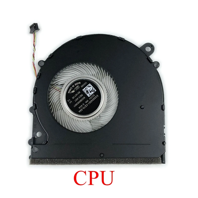 CPU Fan Подлинный для Xiaomi 15,6 PRO GTX охлаждающий вентилятор EG50040S1-CE60-S9A EG50040S1-CE70-S9A DC5V 0.45A 6033B0063501 6033B0063601 - Цвет лезвия: CPU Fan