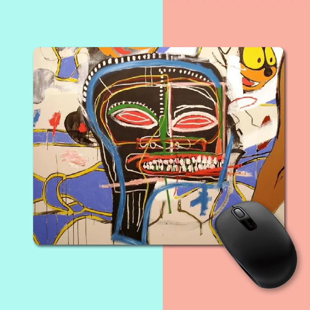 

Graffiti Art Jean Michel Basquiat Gaming Mouse Pad PC Mousepad Game Pad Cartoon Rubber Mouse Pad Office Keyboard Pad