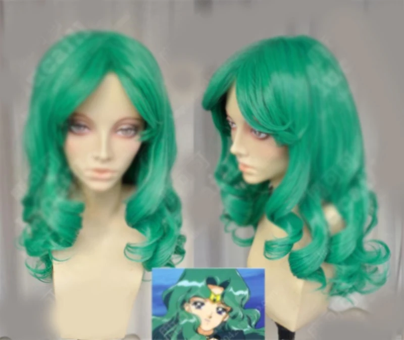 1 шт. длинный вьющийся парик из аниме мультфильма синтетические волосы косплей