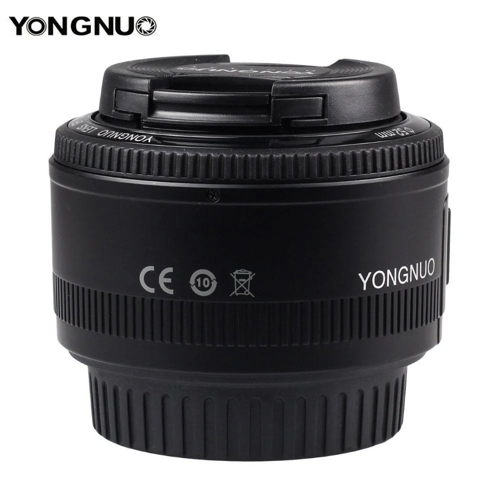 YONGNUO объектив YN50 мм 50 мм F1.8 объектив камеры для Canon для Nikon DLSR объектив камеры