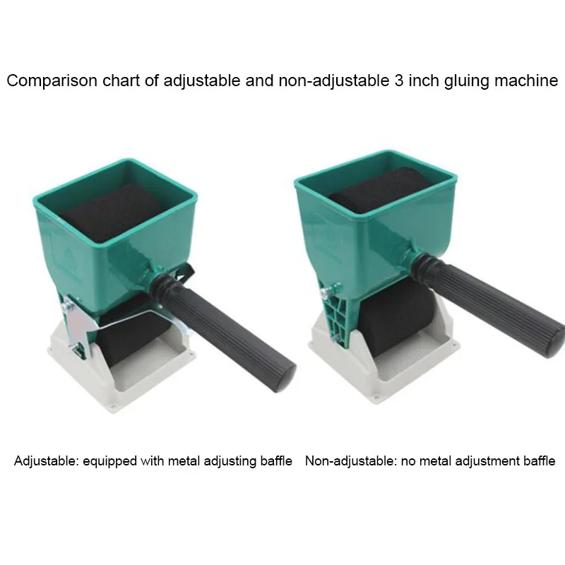 

3-дюймовый/6-дюймовый портативный ручной склеивающий станок, роликовый ручной склеивающий станок, подходит для деревообработки, оптовая про...