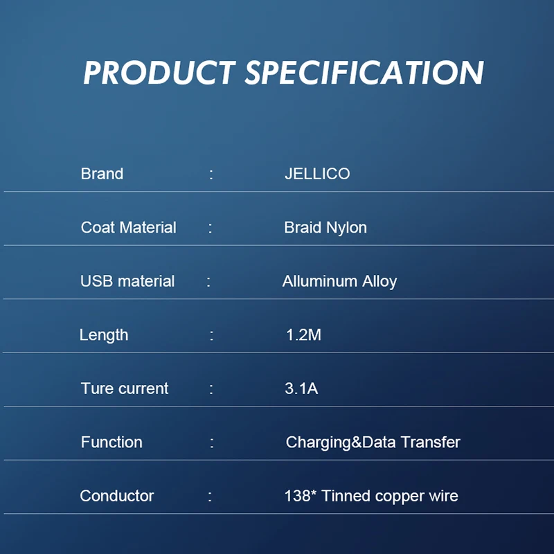 Светодиодный магнитный кабель Micro USB Jellico QC3.0 быстрая зарядка для iPhone XS X штекер Type C