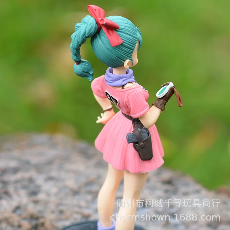 Фигурка дракона жемчуга Z Аниме Bulma 17 см PVC Фигурки Brinquedos Doll Goku Vegeta Action Sexy Anime