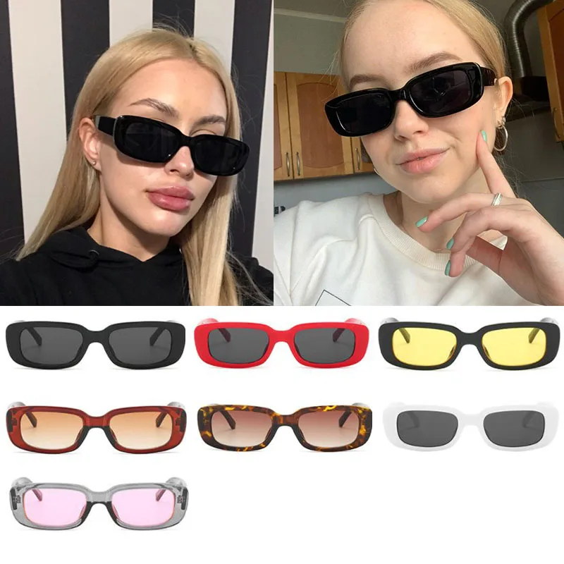 Черные прямоугольные солнцезащитные очки для женщин роскошные брендовые