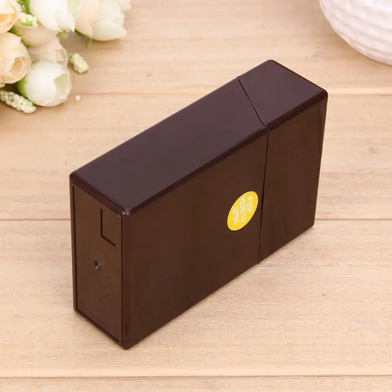 Модный Портативный Карманный чехол для сигарет пластиковый контейнер хранения