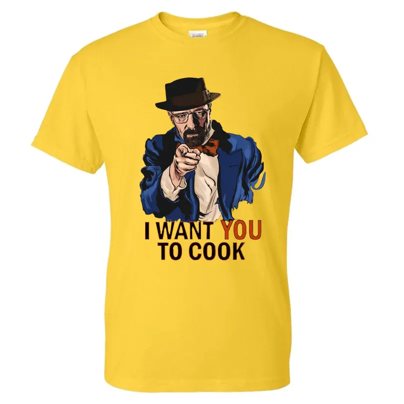 yellowpiwantyouto Мужская модная футболка с надписью «Breaking Bad», коллекция года, футболка LOS POLLOS Hermanos, футболка с короткими рукавами с изображением братьев курицы, хипстерские топы, Лидер продаж - Цвет: yellowpiwantyouto