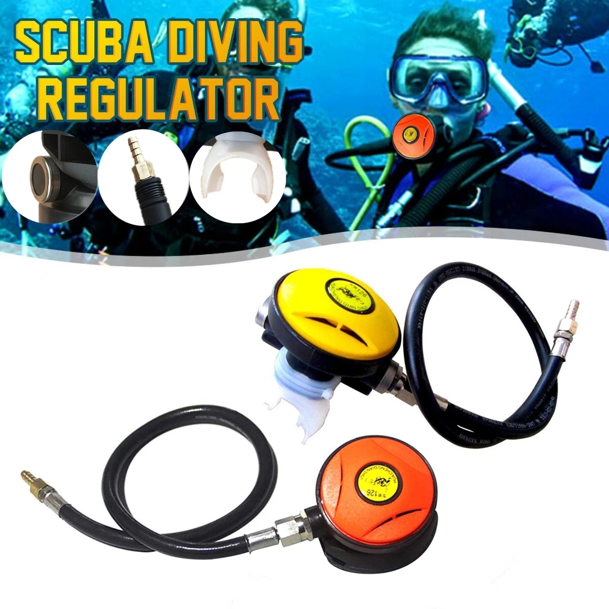

Snorkeling Explorer Scuba Diving Dive 2nd Stage Regulator Octopus & Hookah For Diving Snorkeling Underwater Rescue Equipment