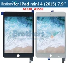 Для iPad Mini 4 2015 9,7 ''A1538 A1550 ЖК-экран для планшета Mini4 ЖК-дисплей сборная панель сенсорный экран дигитайзер стекло тестовое стекло