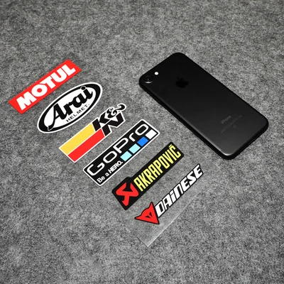 1 комплект мотоцикл боковой полосы велосипед наклейка на шлем Автомобильный