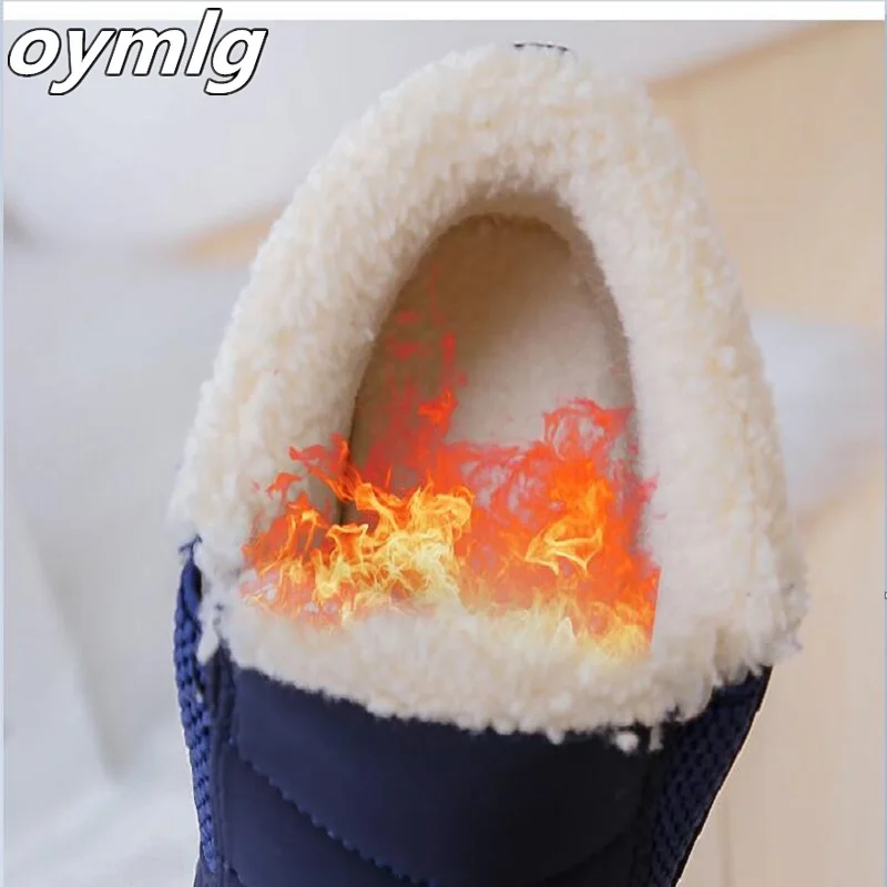 

Large size 36-4646 wadded cotton shoes for men and women winter thermal shoes with plush thickened snow boots