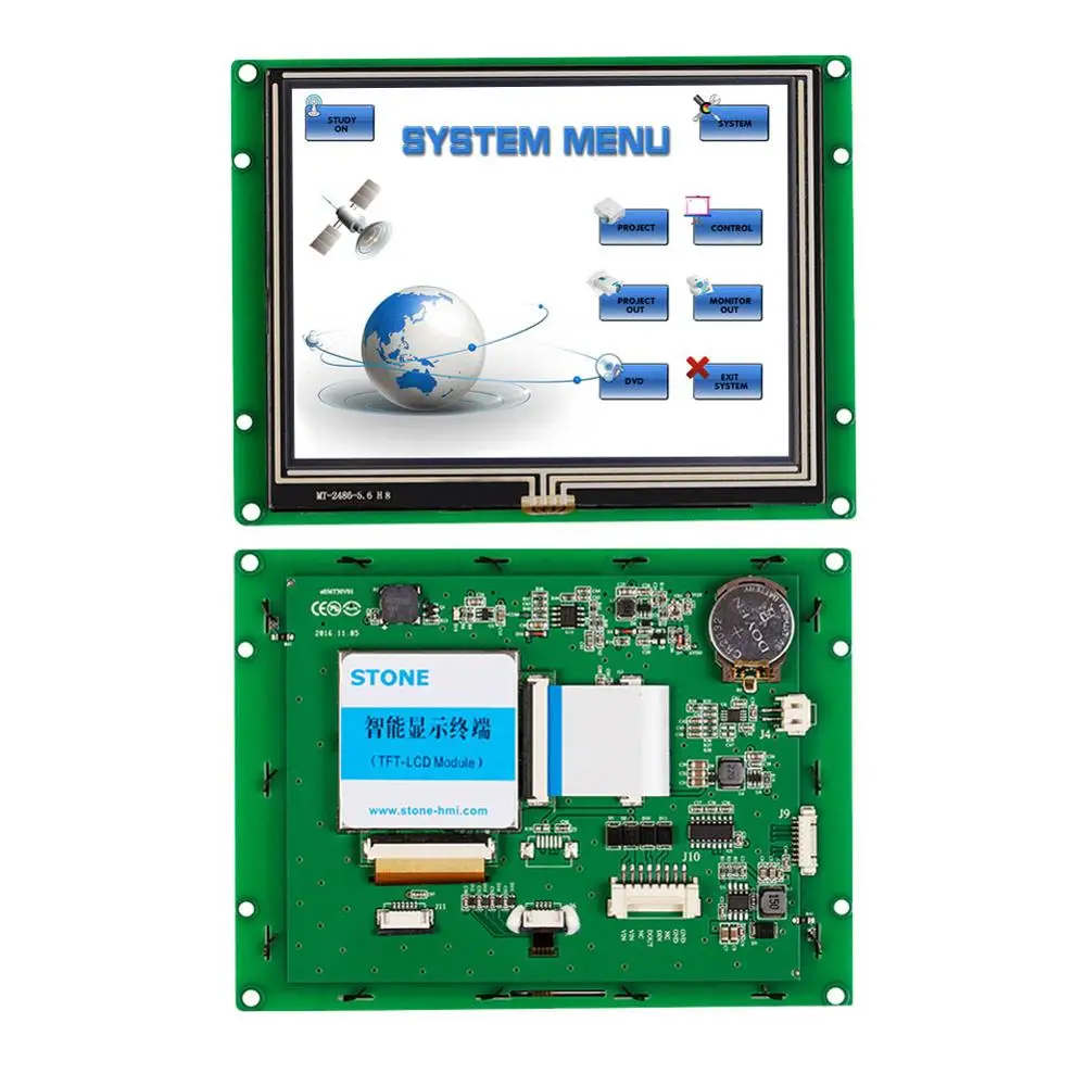 

5.6" TFT Display LCD Controller with Color via RS232 Port for HMI Solution