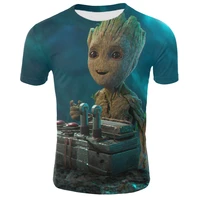 groot guardians of the galaxy 3d printed t shirt it%e2%80%99s time for ladies and men funny novelty t shirts short sleeve tops unisex c