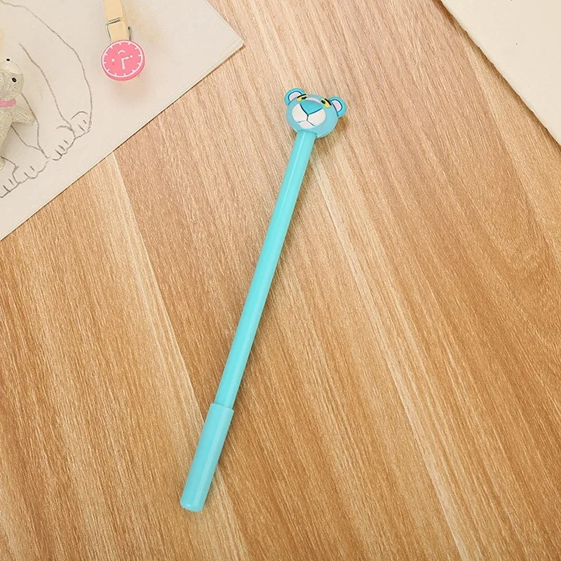 20PCs Creative Student Gel Pens Set Cute Cartoon Bear Water-base Pen Writing Tools Learning Stationery Office Supplies Wholesale