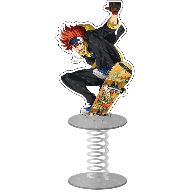 

The Latest Anime Stand Card Model Quadratic Element Animation SK8 SK∞ Infinite Skateboard Acrylic Rocking Pieces Surrounding