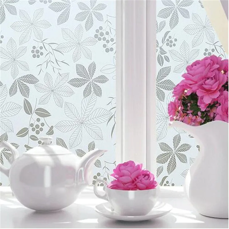 

2/3/5 Meter Frosted Window Film Self Adhesive Window Tint Film Privacy Heat Control Glass Sticker for Home Bathroom Office