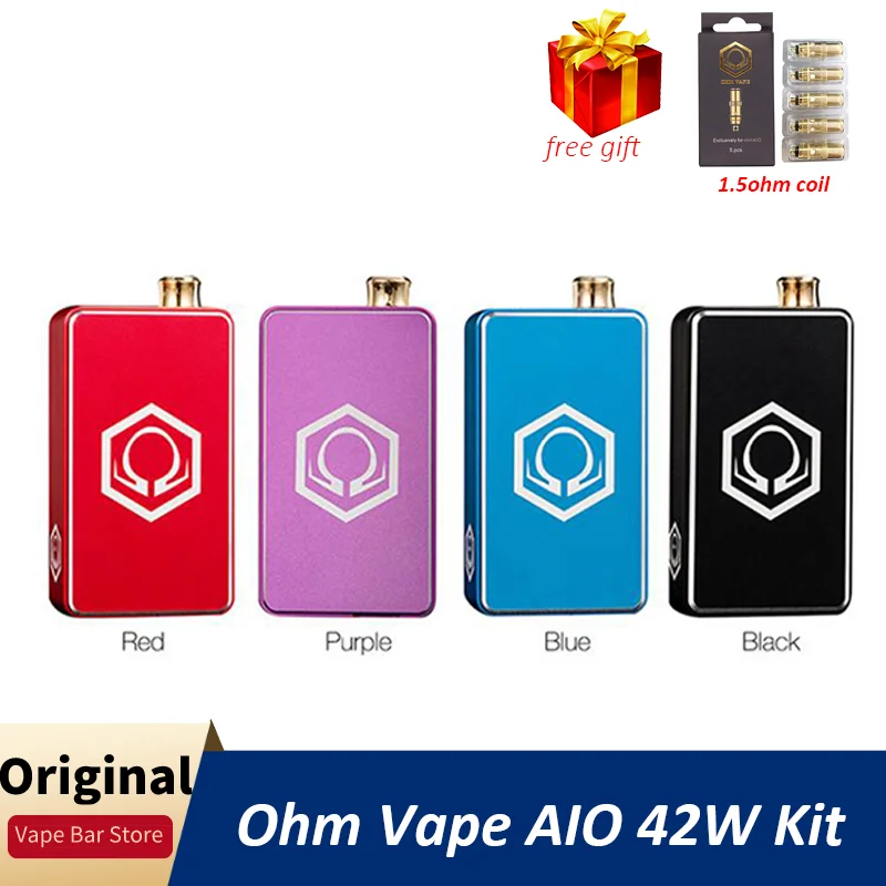 ThinkVape ZETA AIO 60 Вт Pod Kit 3 мл бак с 1 0/0.5ohm сеточной катушкой питание от одного 18650