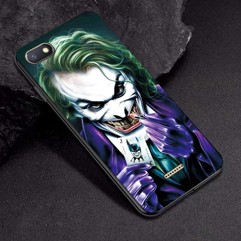 TPUBLK661 Чехол для Xiaomi Redmi 6A чехол Venom Joker черный ТПУ чехол s для Xiaomi Redmi 7A 8A 5A Redmi 8 7 6 Pro Железный человек бампер чехол для телефона - Цвет: TPUBLK661