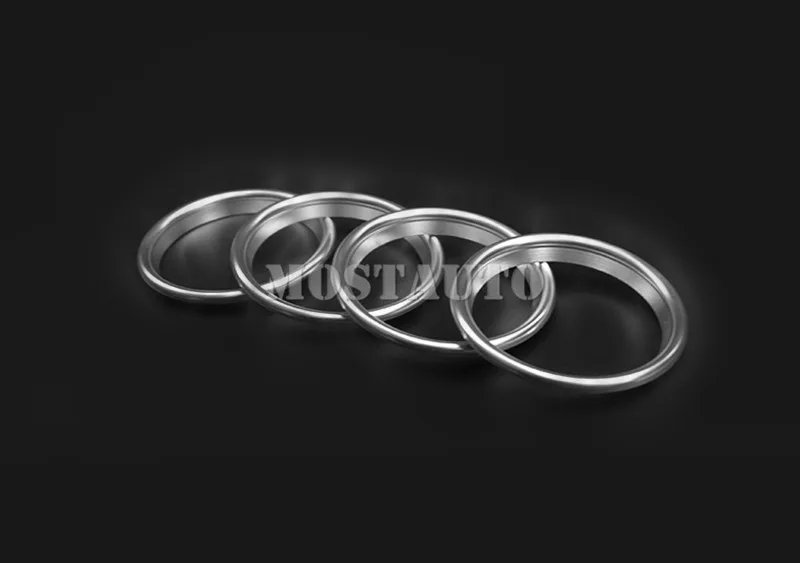 Интерьерная консоль вентиляционное отверстие крышка кольца для Audi A3 S3 2014 2019 4 шт.