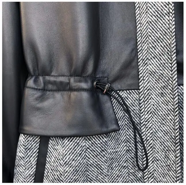 Spring Autumn Real Genuine Leather Jacket Women Clothes Sheepskin Coat Korean Vintage Streetwear Women Tops ZT3470