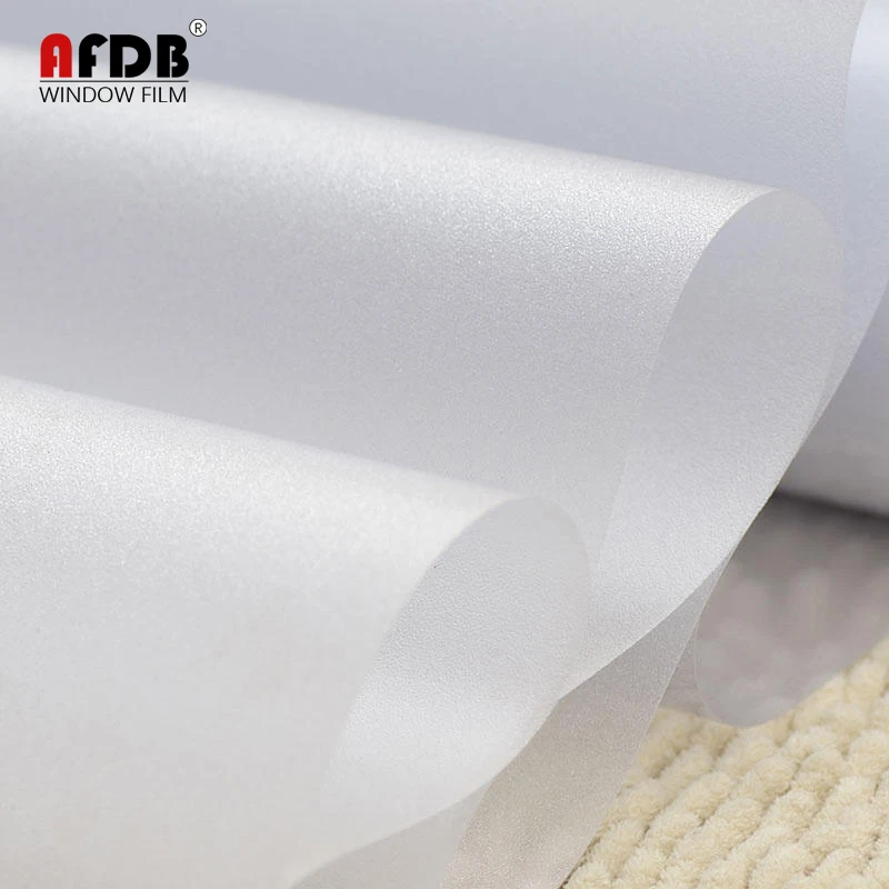 

Matte Window Film Privacy Sun Blocking Self Adhesive Film Window Covering Vinyl Glass Film for Bathroom Office Frosted Stickers