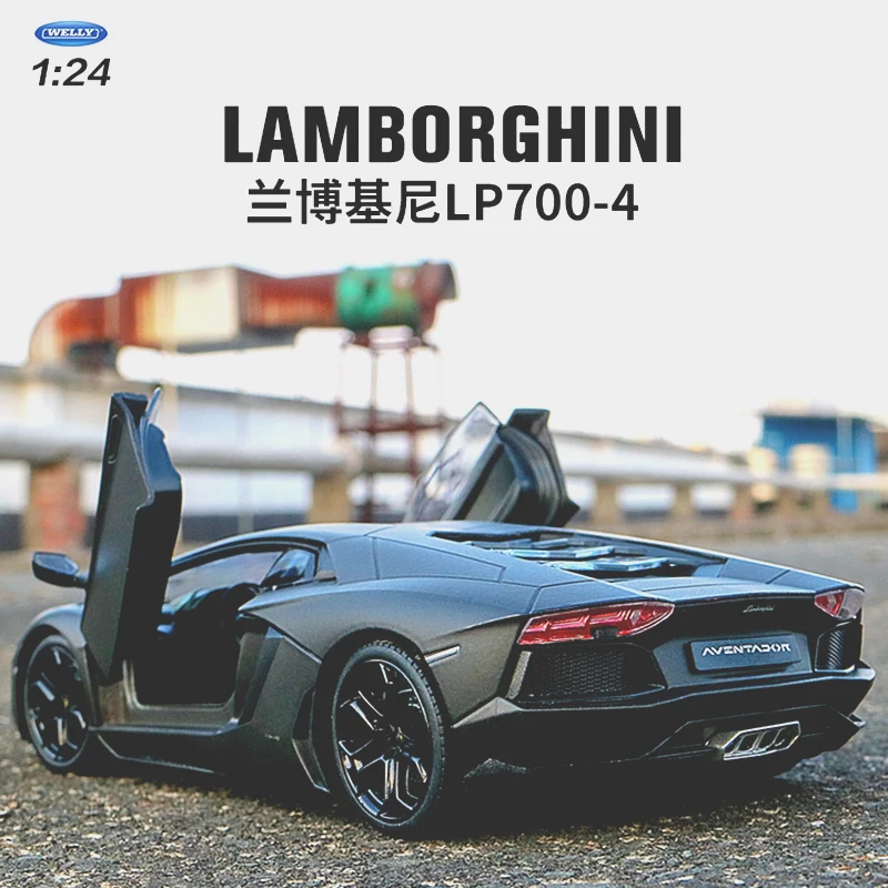 

Welly 1:24 Car Model Lamborghini Lp700 Alloy Simulation Vehicle Pressure Casting Decoration Collection Models Toys for Children