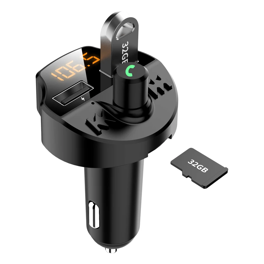 

Цифровой FM-трансмиттер с ЖК-дисплеем и двумя USB-портами