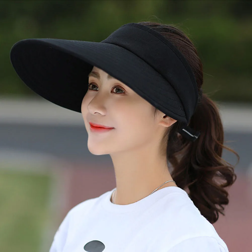 Женская Солнцезащитная шляпа легкая Полиэстеровая легко переносится на