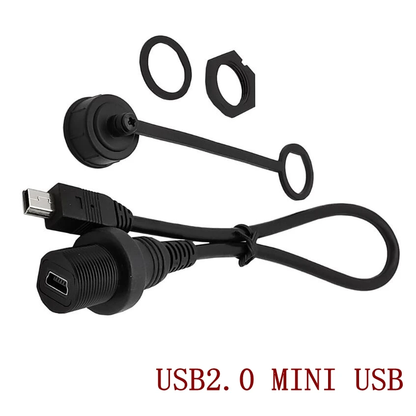 Кабель-удлинитель USB3.1 type-c MINI Micro USB 5-контактный штекер-гнездо AUX для скрытого